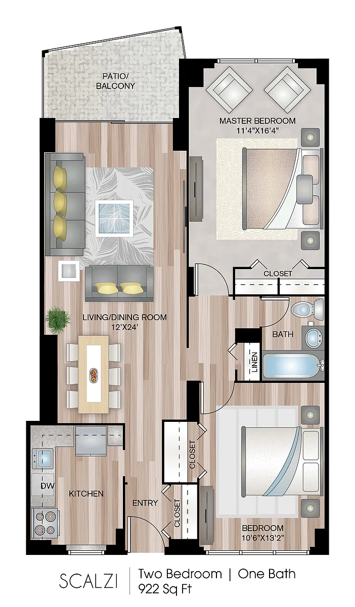 Floor plan Scalzi