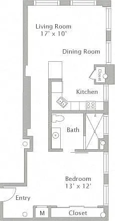 Floor plan 1M