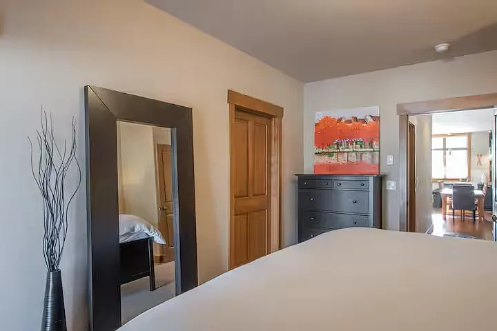 Master bedroom - king size bed + walk in closet