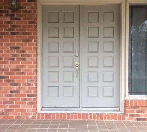 Double front doors