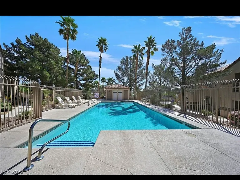 Pool in the community which is steps away from the unit.