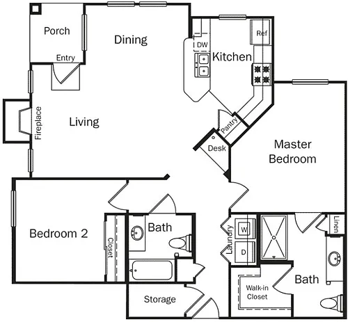 Floor plan Champagne