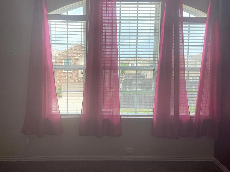 Master bedroom windows