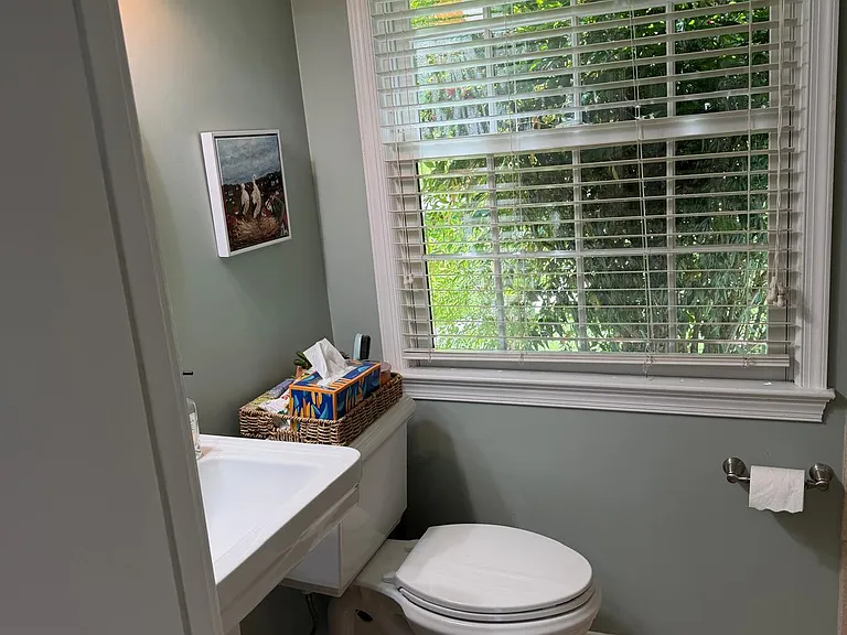 First floor full bathroom