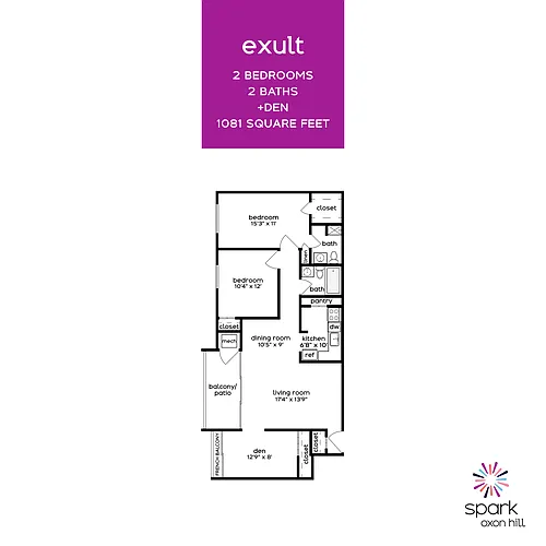 Floor plan Exult