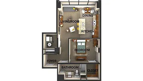 Floor plan Suite Style C