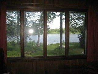 View of Lake from Living Room