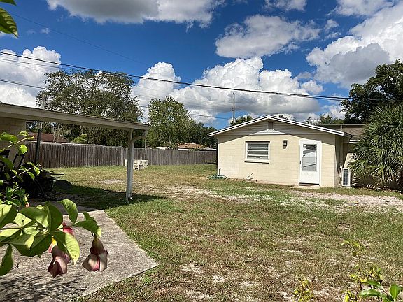 Southwest side of backyard 