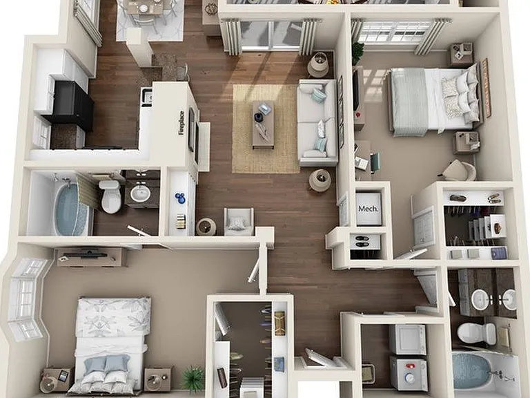 2 Bedroom | 2 Bath | 1140 SF 2 Bedroom | 2 Bath | 1140 SF