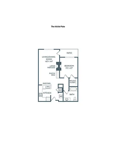Floor plan The Nickel Plate