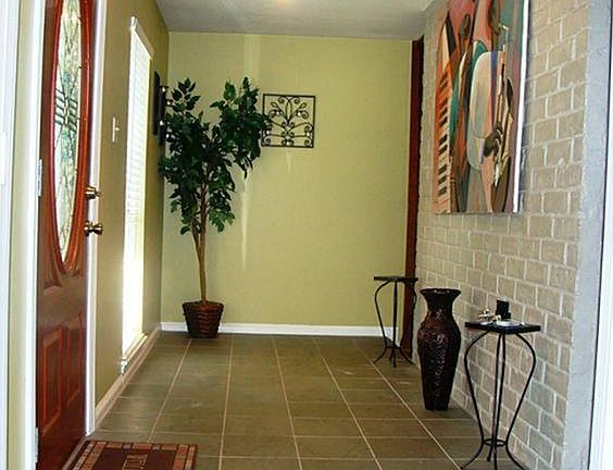 Extensive and beautiful front entrance.