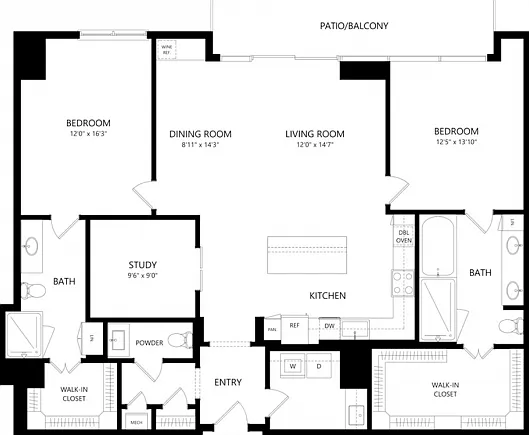 B10 2 bed 2 bath 1706 Square Feet B10 2 bed 2 bath 1706 Square Feet