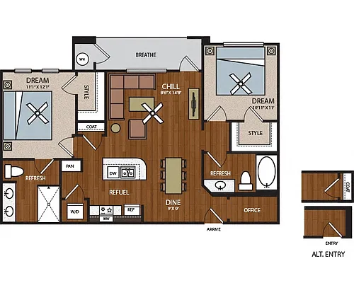 Floor plan B1