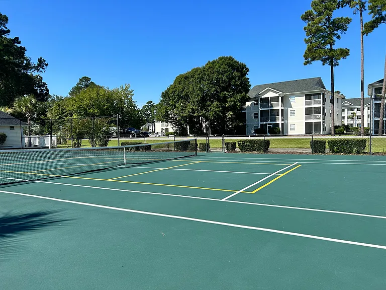 Tennis and Pickleball Court across the Parking Lot
