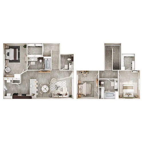 Floor plan 3 Bed 2.5 Bath