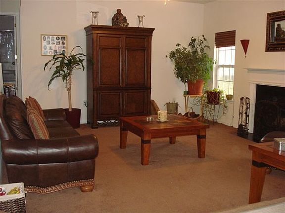 Sunken Family Room with Gas Fireplace