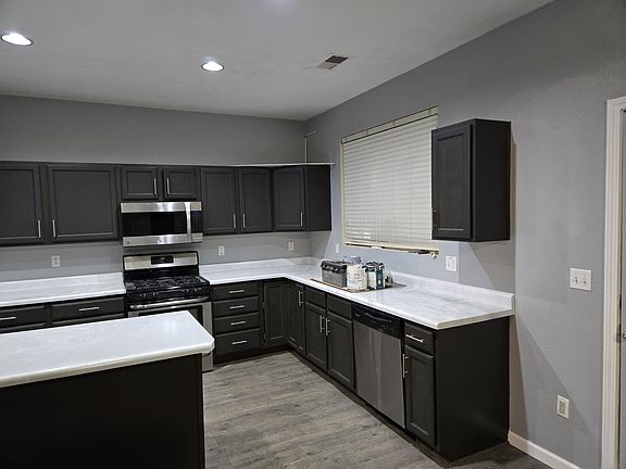 Newly updated kitchen with appliances