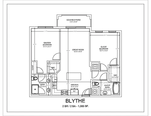 Floor plan Blythe