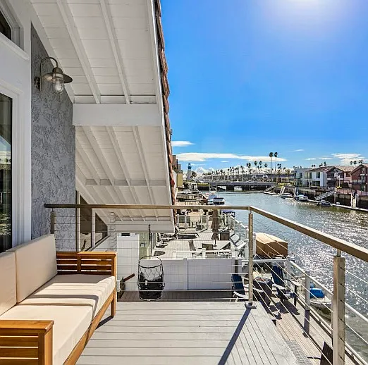 main channel and water views from balcony