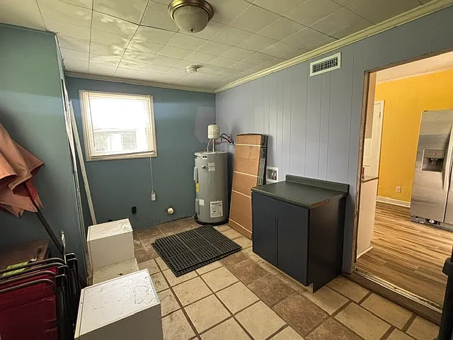 Laundry/mud room off kitchen.
