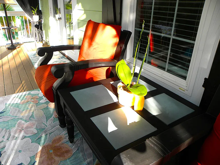 Comfortable Chairs on Upper Pool Deck