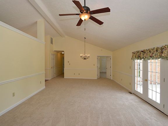 Vaulted family room