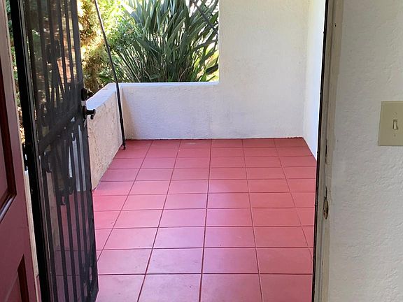 Looking out front door