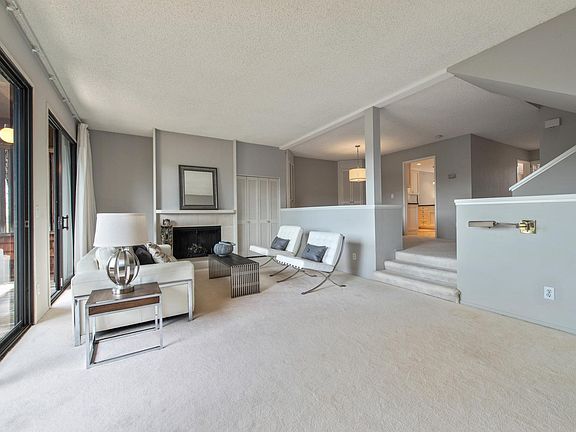 Carpet replace with new vinyl wood flooring. Currently not staged.