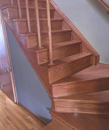 custom wood staircase