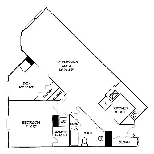 Floor plan Georgetown with Den Premier