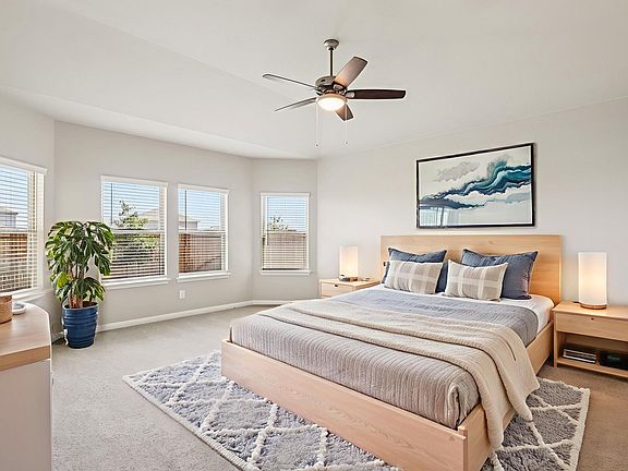 Virtually Staged Primary Suite