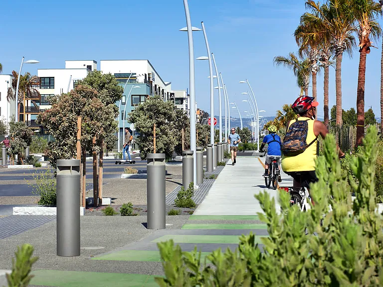 Walk, bike, or blade the waterfront path.
