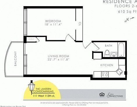 2nd image of 111 W 113th St APT 5A