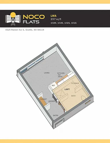 Floor plan Live Work A