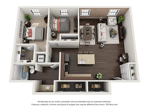 Floor plan 2C
