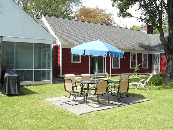 Backyard - slider to - Screened porch- Cookout area