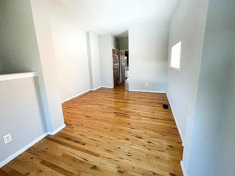 Spacious bedroom with a dedicated office space!