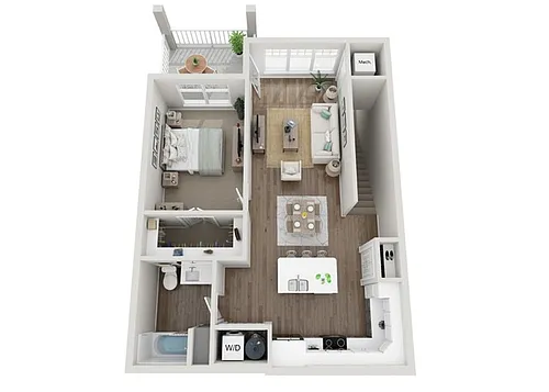 Floor plan 1E