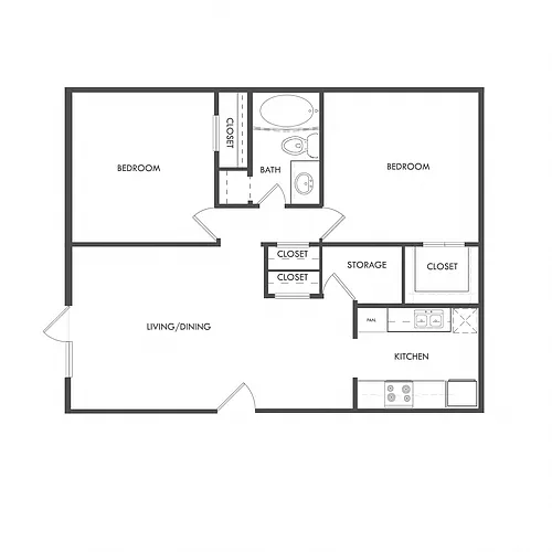 Floor plan A - Upgrade