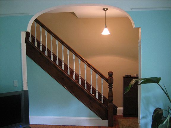 stairs and hall