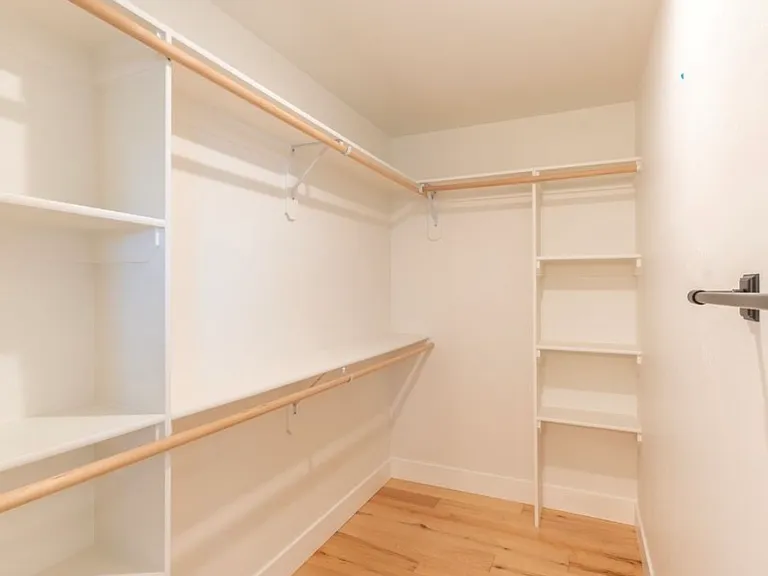 Master walk-in closet