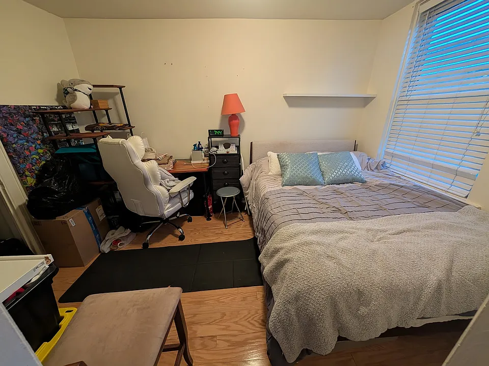 Bedroom one with walk in closet