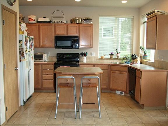 Kitchen view from living area
