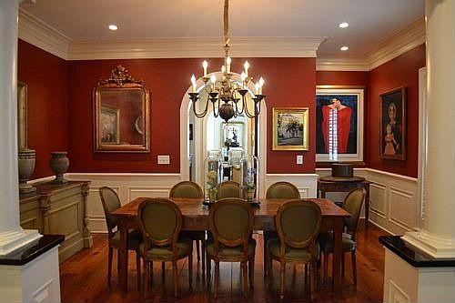 Spacious dining room