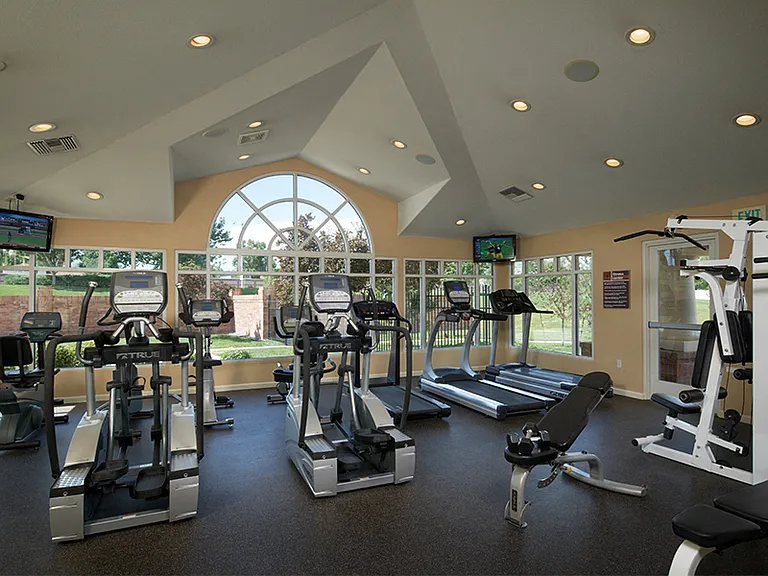 Fully-equipped fitness center