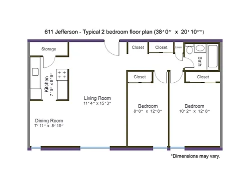 Floor plan 607