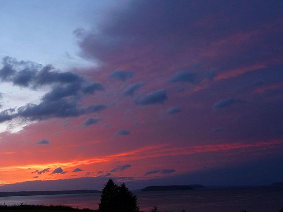 Puget Sound Western Sunset