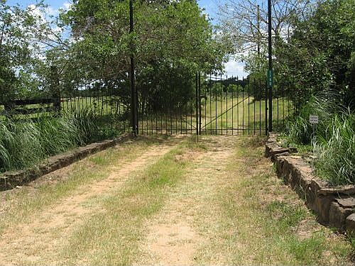 Gate entrance on Fire Station Road