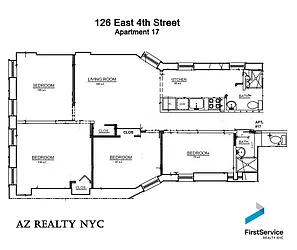 Rented by AZ REALTY NYC LLC