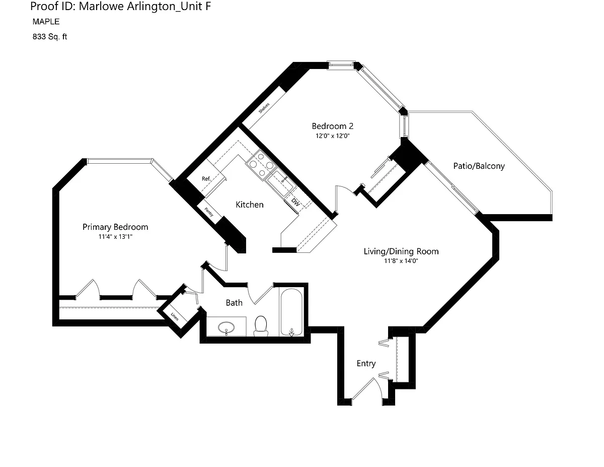 Floor plan Maple